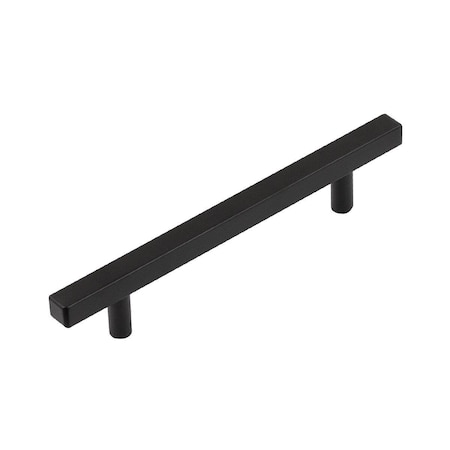 Utopia Alley 5 in. Center to Center Stainless Steel Cabinet Pull, Matt Black HW438BK